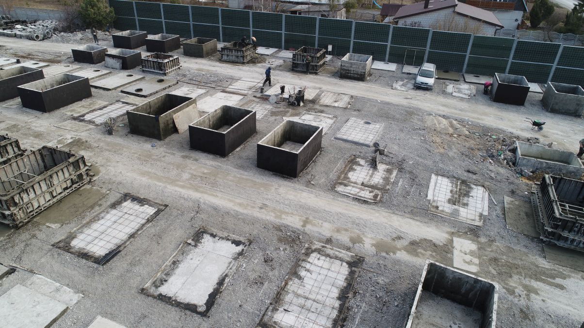 beton szennyvíztározók
